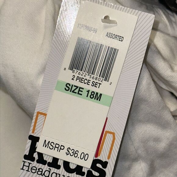 KIDS HEADQUARTERS | Ecru & Black | TUNIC & LEGGINGS SET - Picture 4 of 4